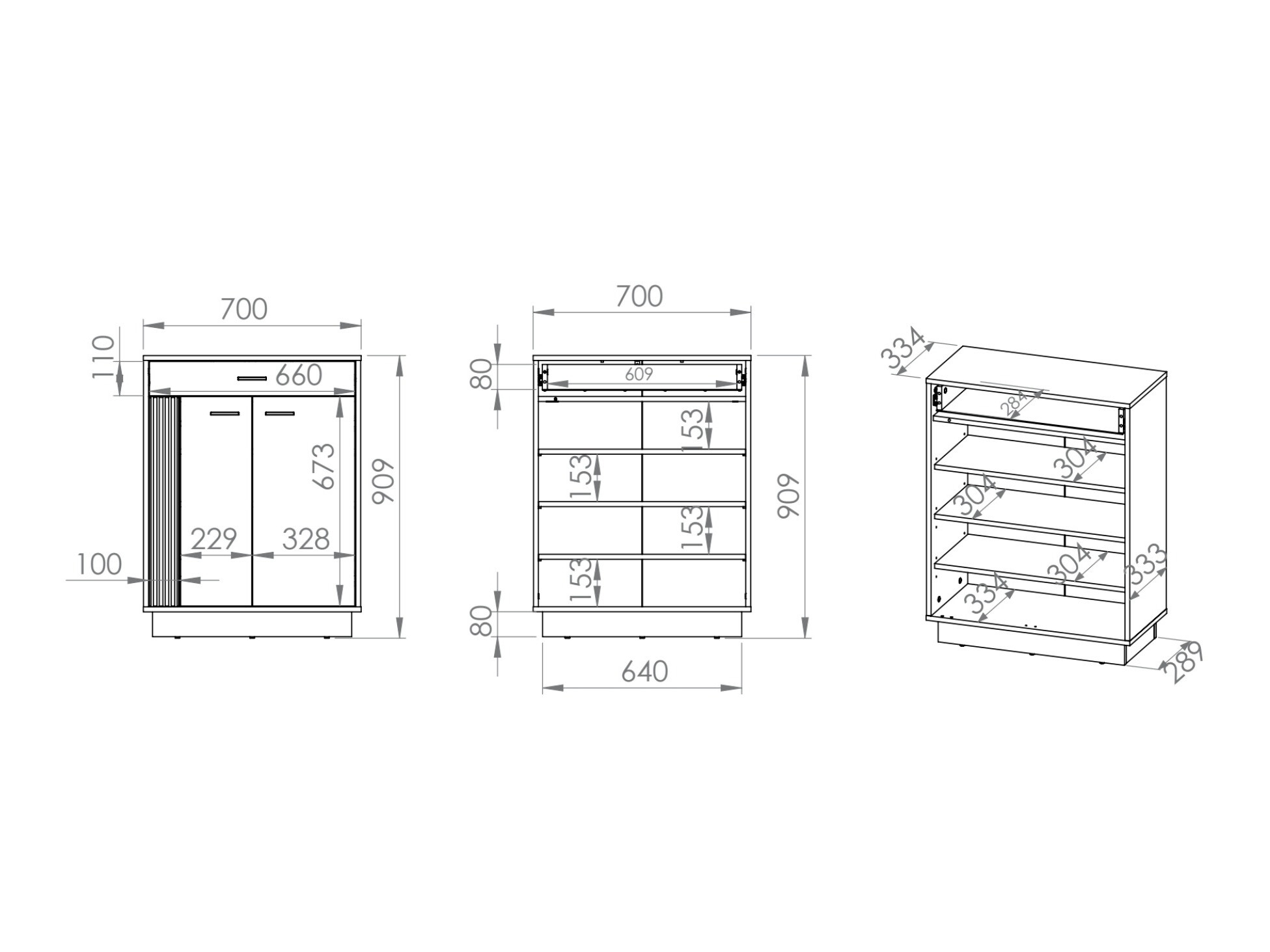 Shoe cabinet Revcire 104
