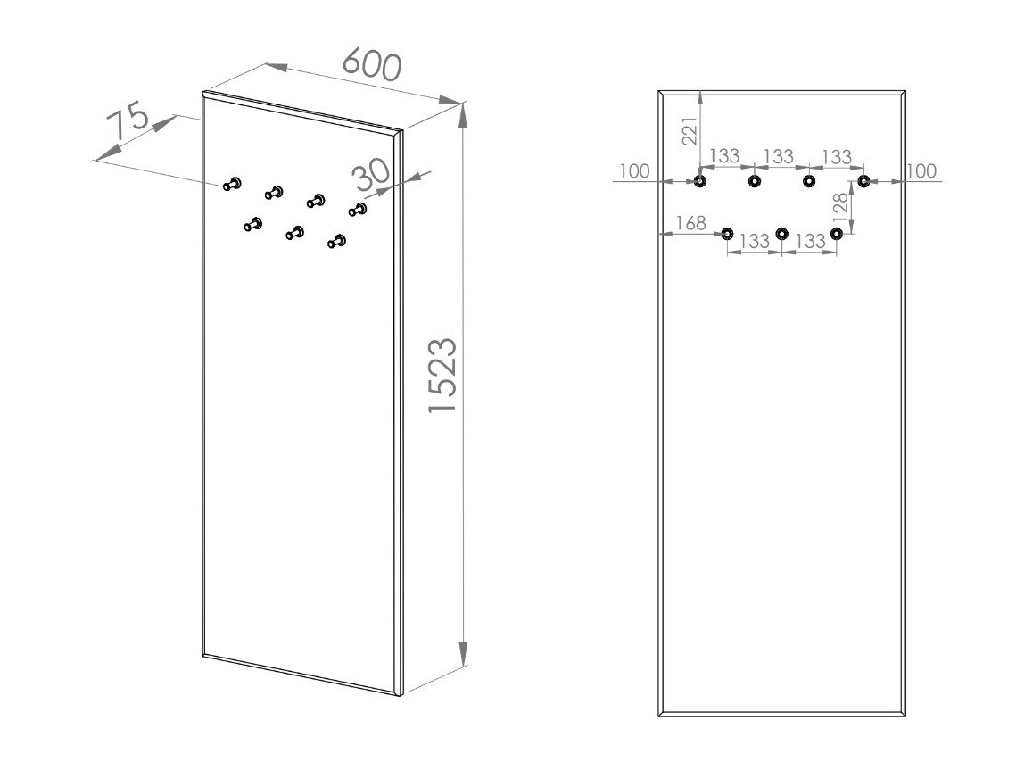 Coat rack Revcire 107
