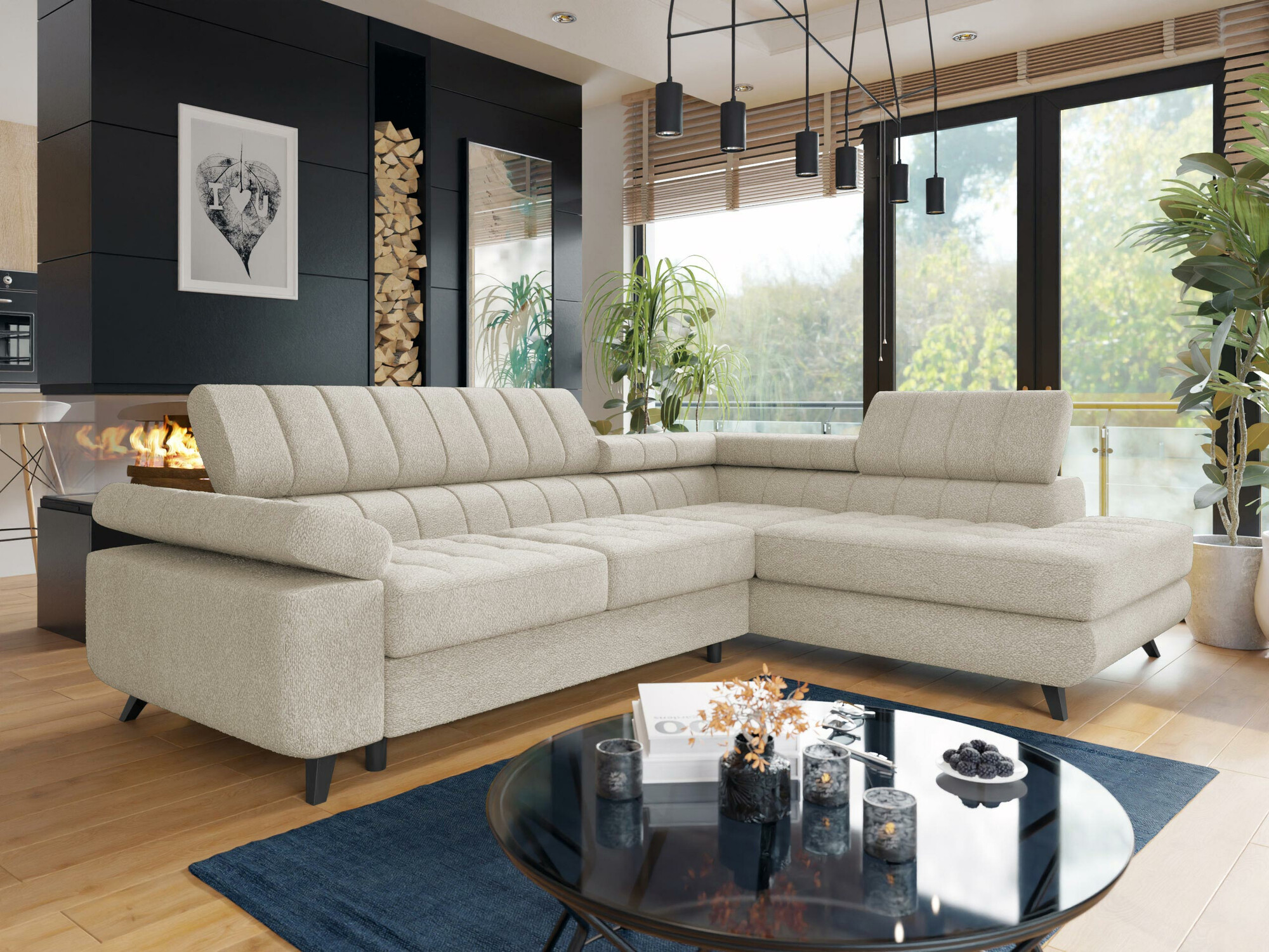 Corner sofa Comfivo Agnus (Baloo 2074)