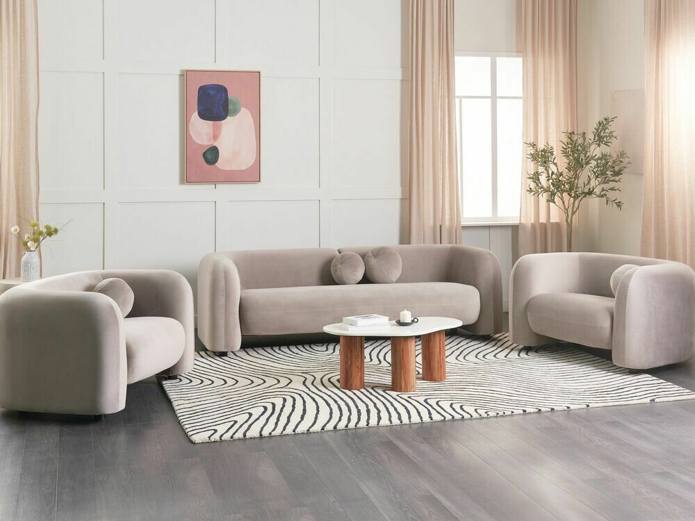 Armchair Veselme 100 (Taupe)