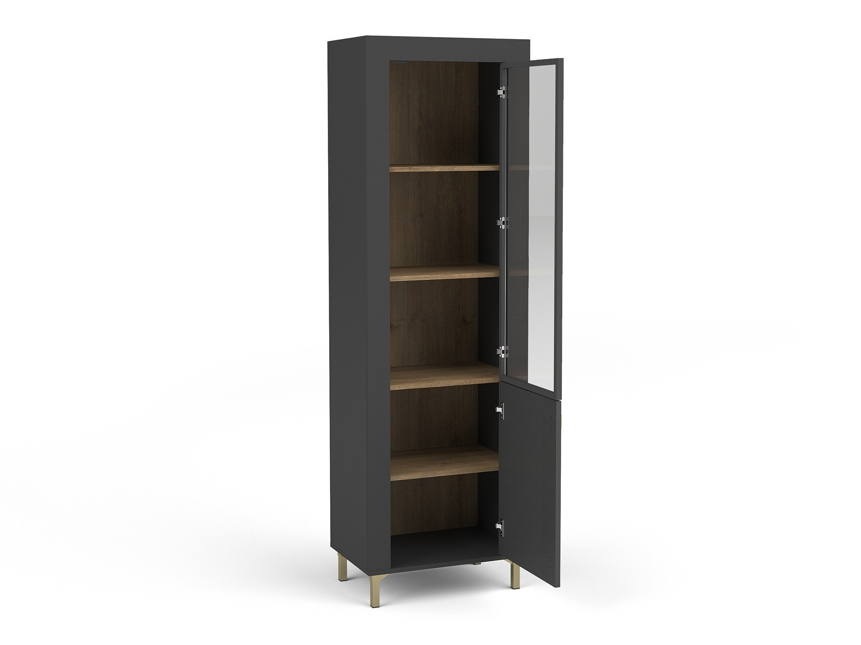 Bookcase Mormavu 104 (Matte black)
