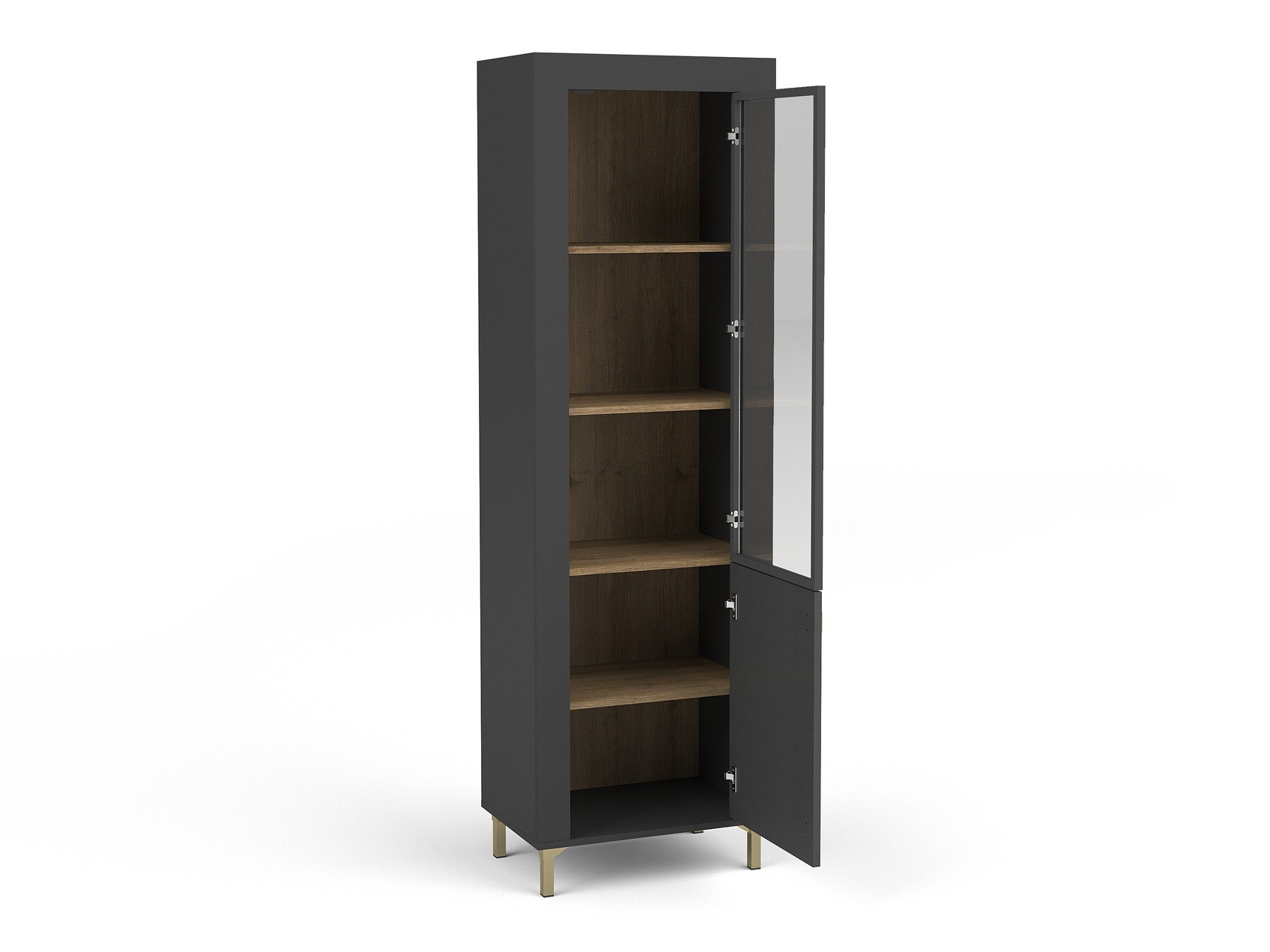 Bookcase Mormavu 104 (Matte black)