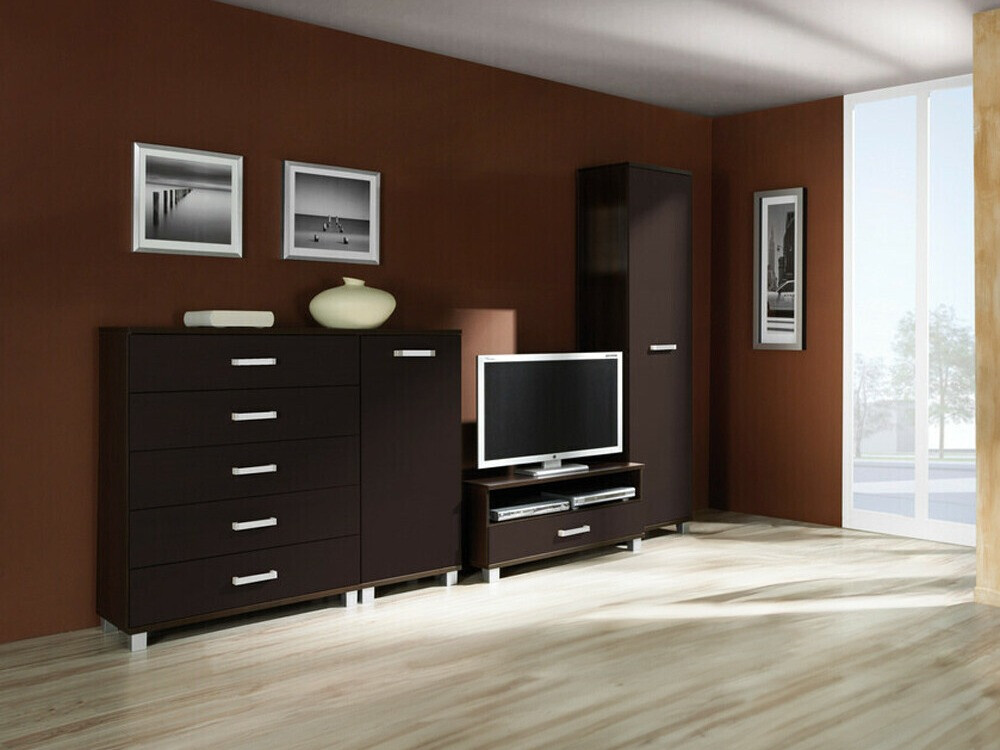 Σετ επίπλων σαλονιού Cirevau 145 (Wenge)