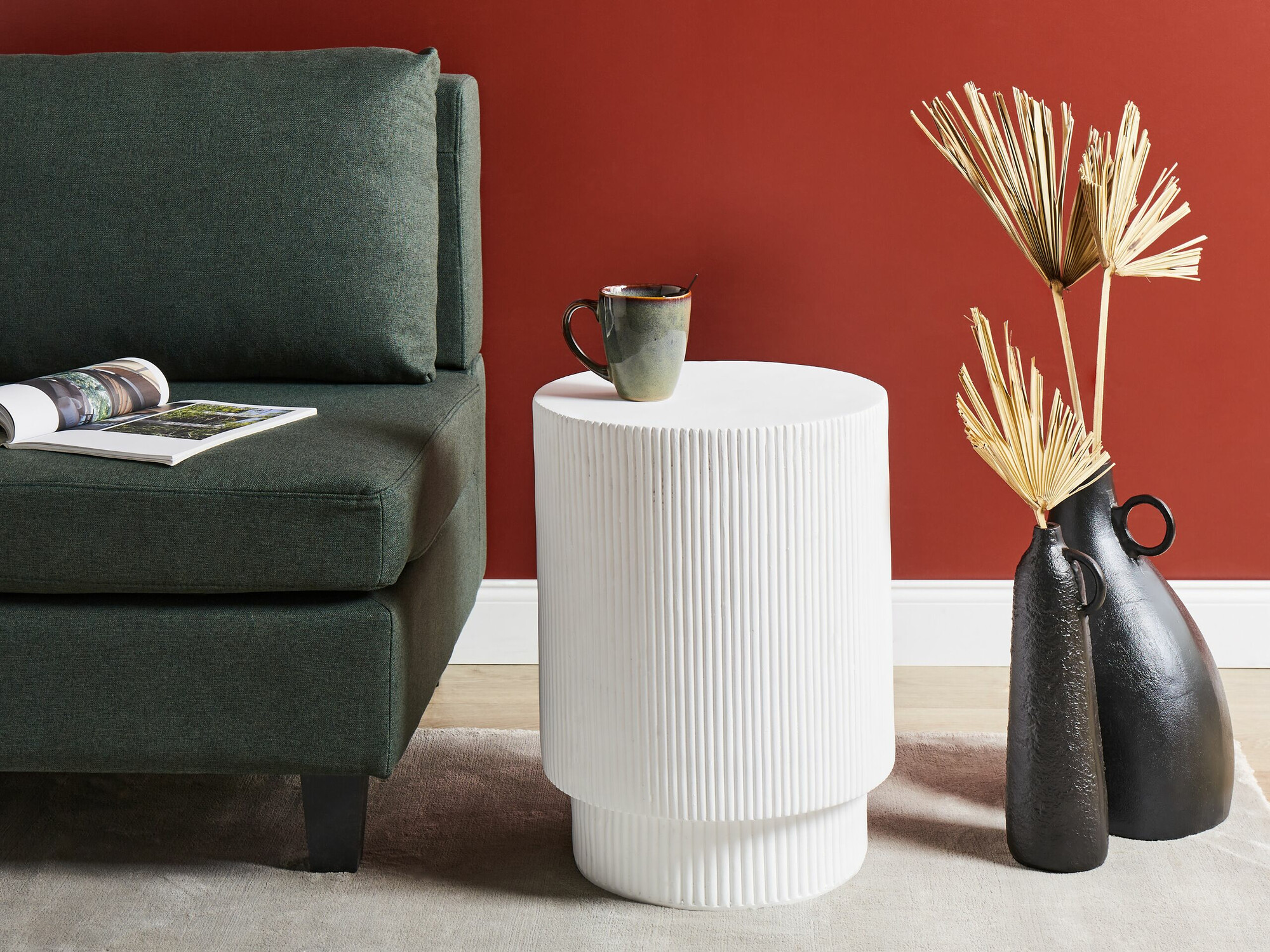 Βοηθητικό τραπεζάκι Berwyn 2126 (Άσπρο)