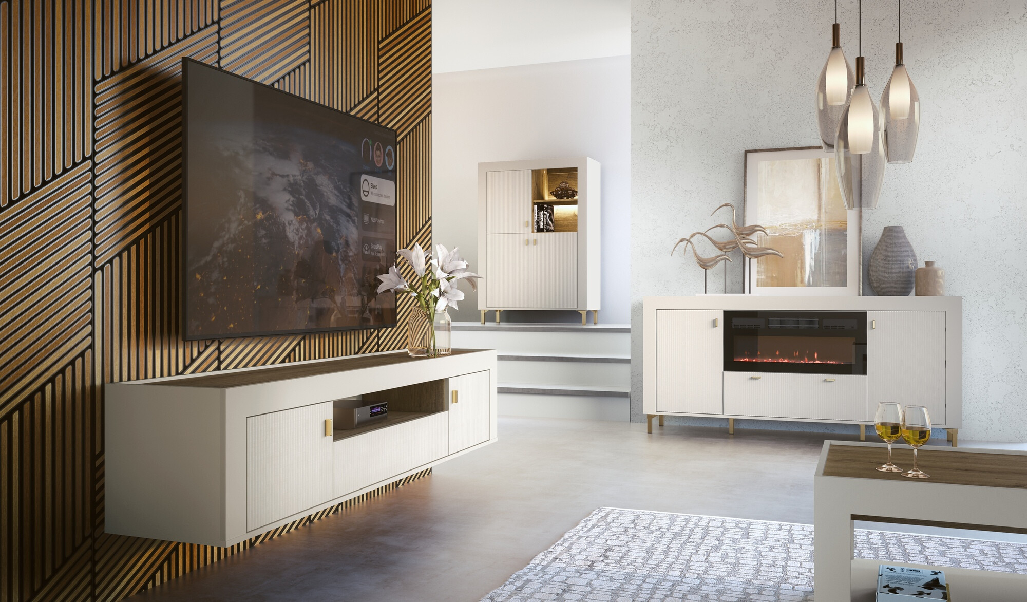 TV stand Mormavu 106 (Cashmere)