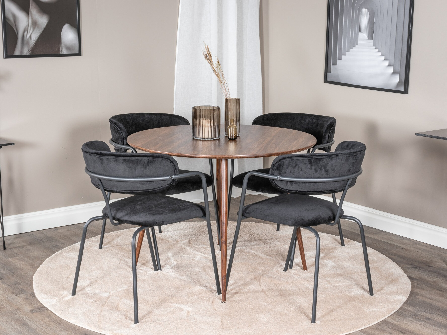 Dining set Dallas 285 (Nut)