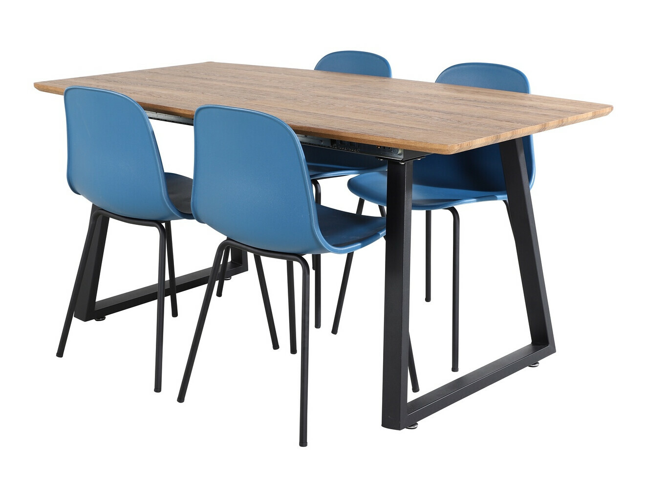 Dining set Dallas 333 (Blue + Black)