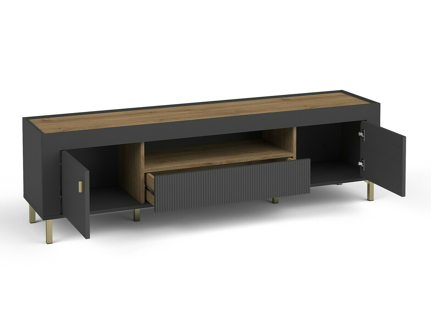Living room set Mormavu 114 (Matte black)