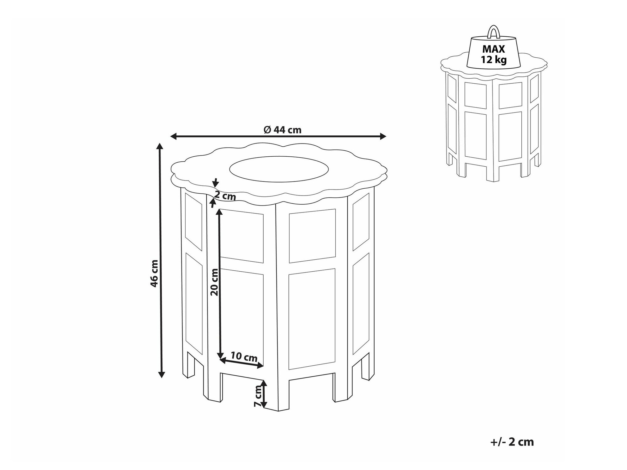 Side table Berwyn 2149