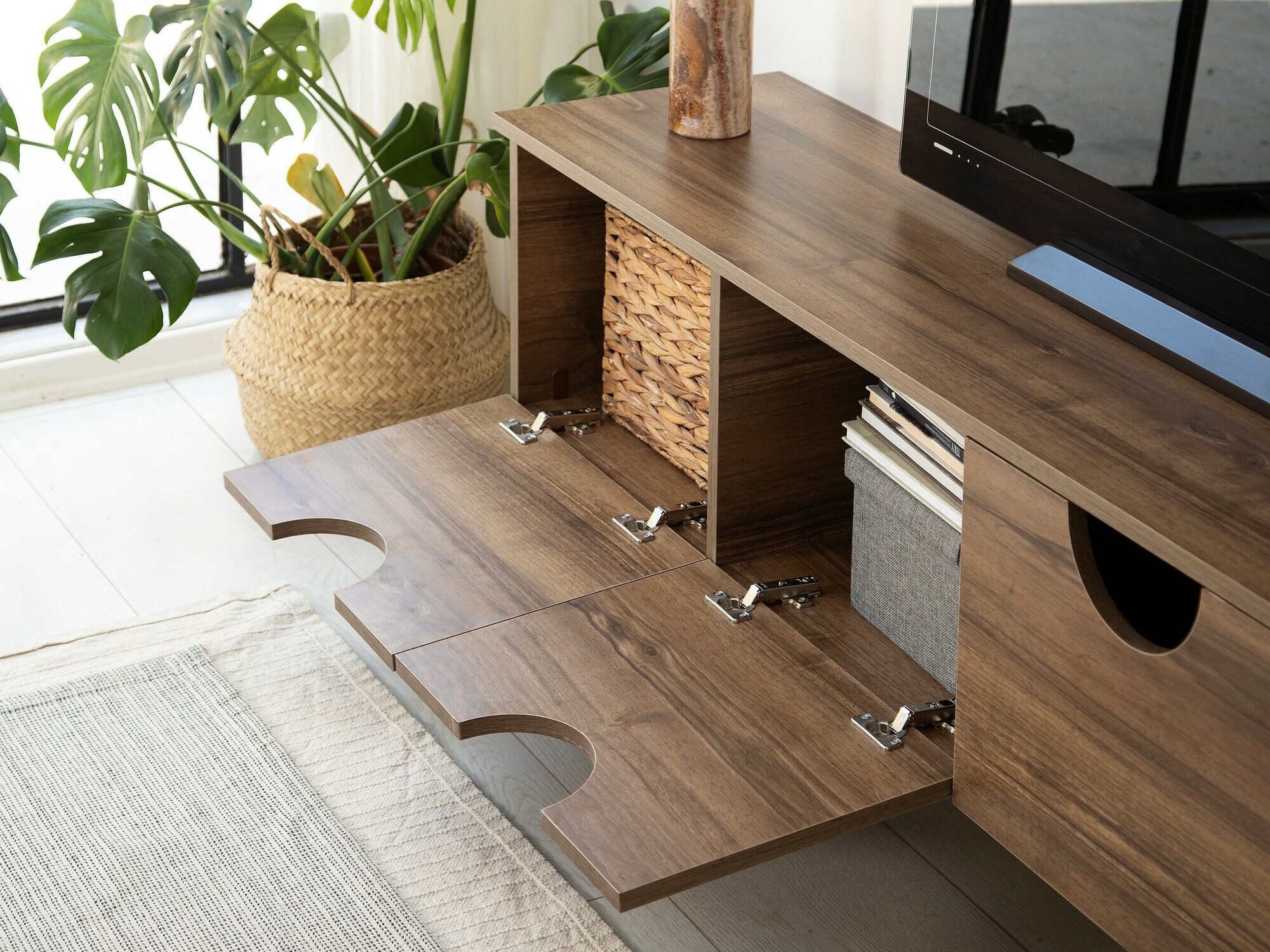 TV stand Kailua 2212 (Walnut)