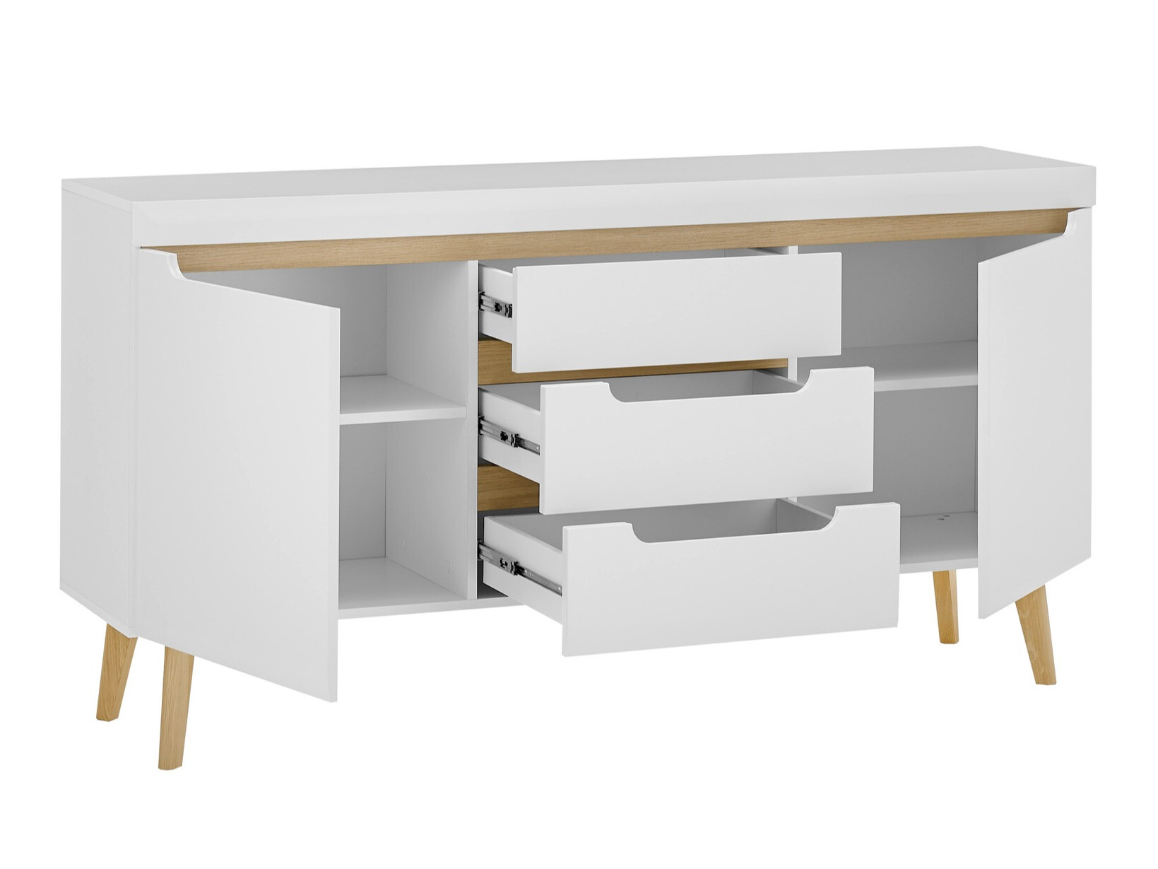 Chest of drawers Vircava 105 (White)