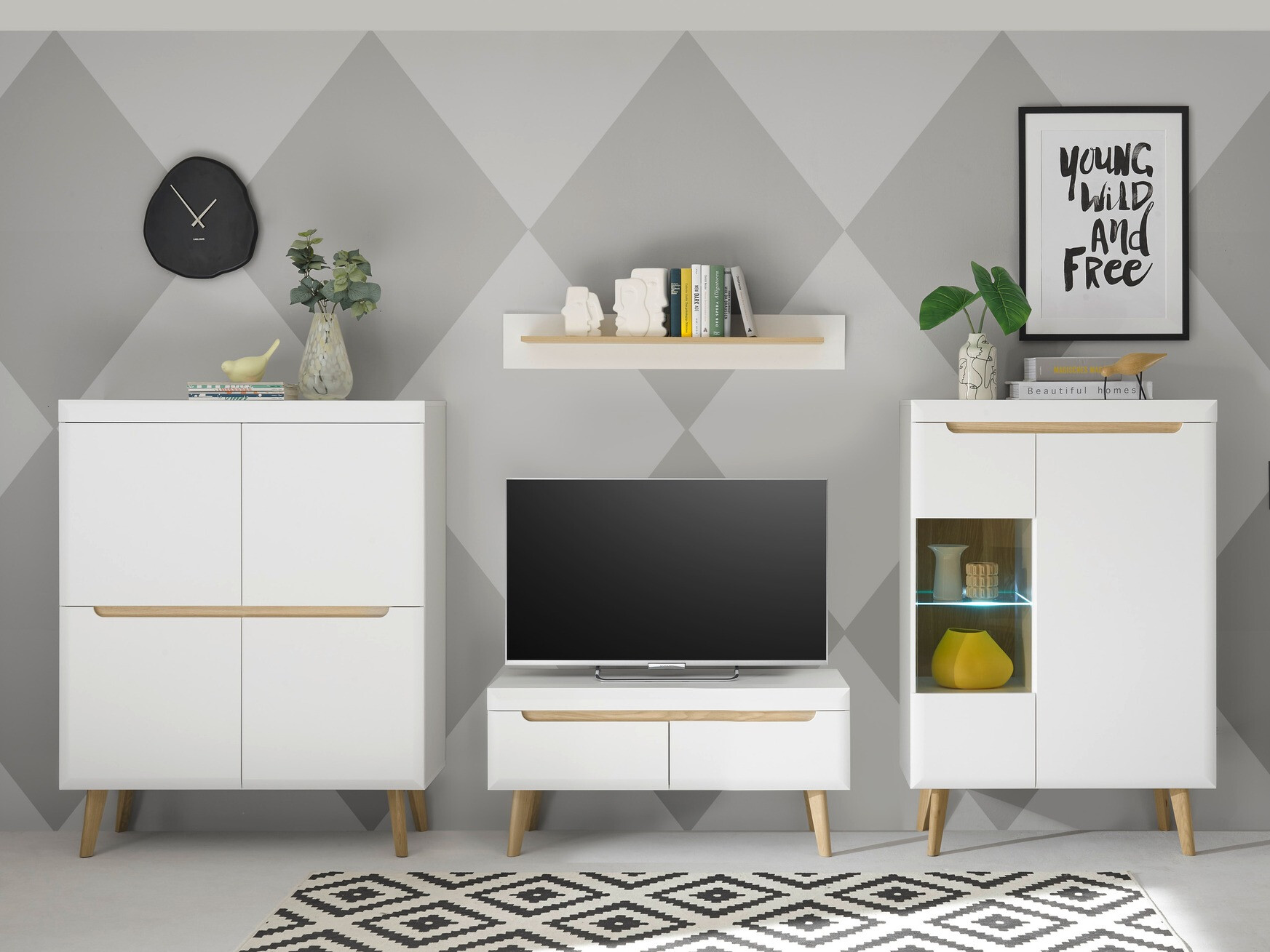 Living room set Vircava 112 (White)