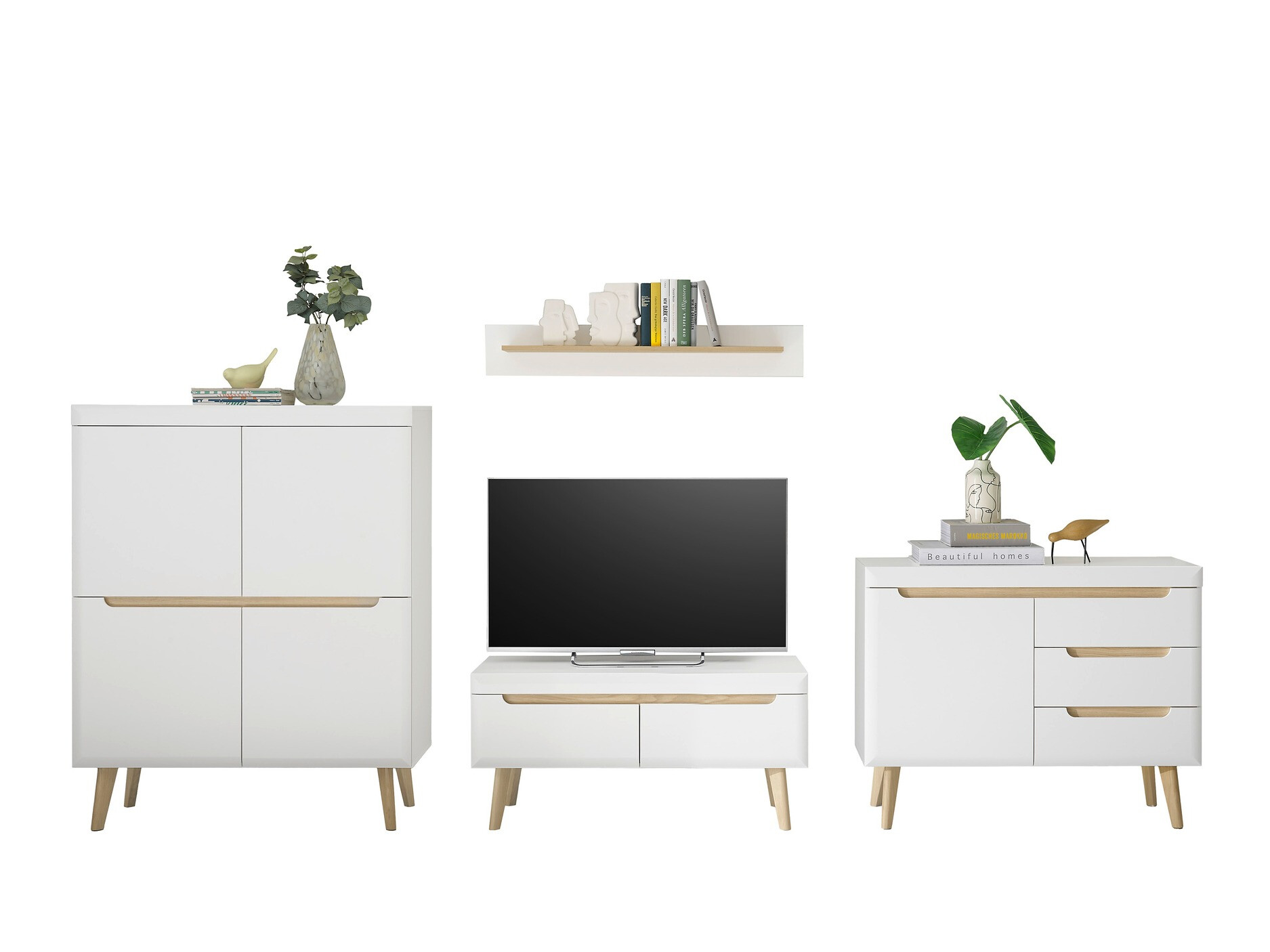 Living room set Vircava 115 (White)