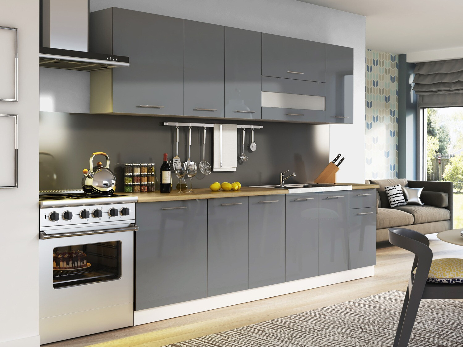 Πόρτα πλυντηρίου πιάτων Tiffa Grey 123