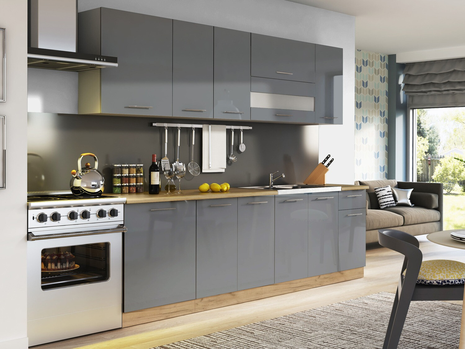 Πόρτα πλυντηρίου πιάτων Tiffa Grey 124