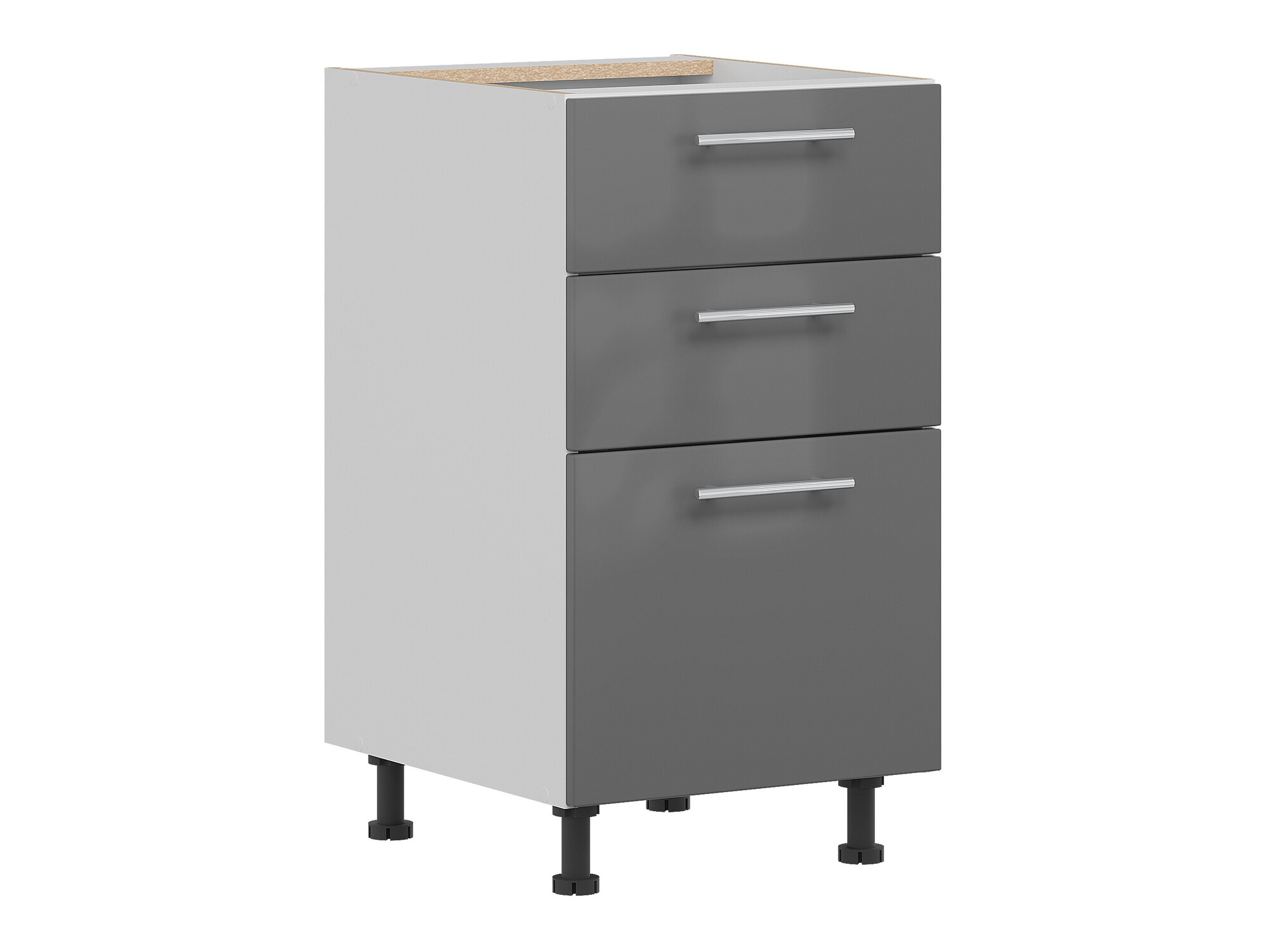 Modular cabinet with drawers Tiffa Grey 139