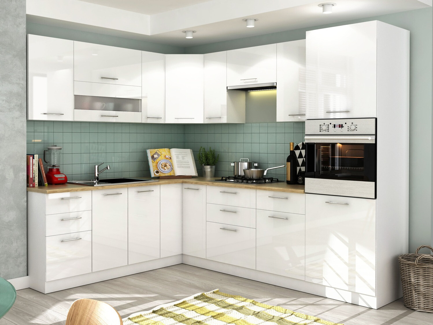 Πολυμορφικό ντουλάπι με πόρτες Tiffa White 139