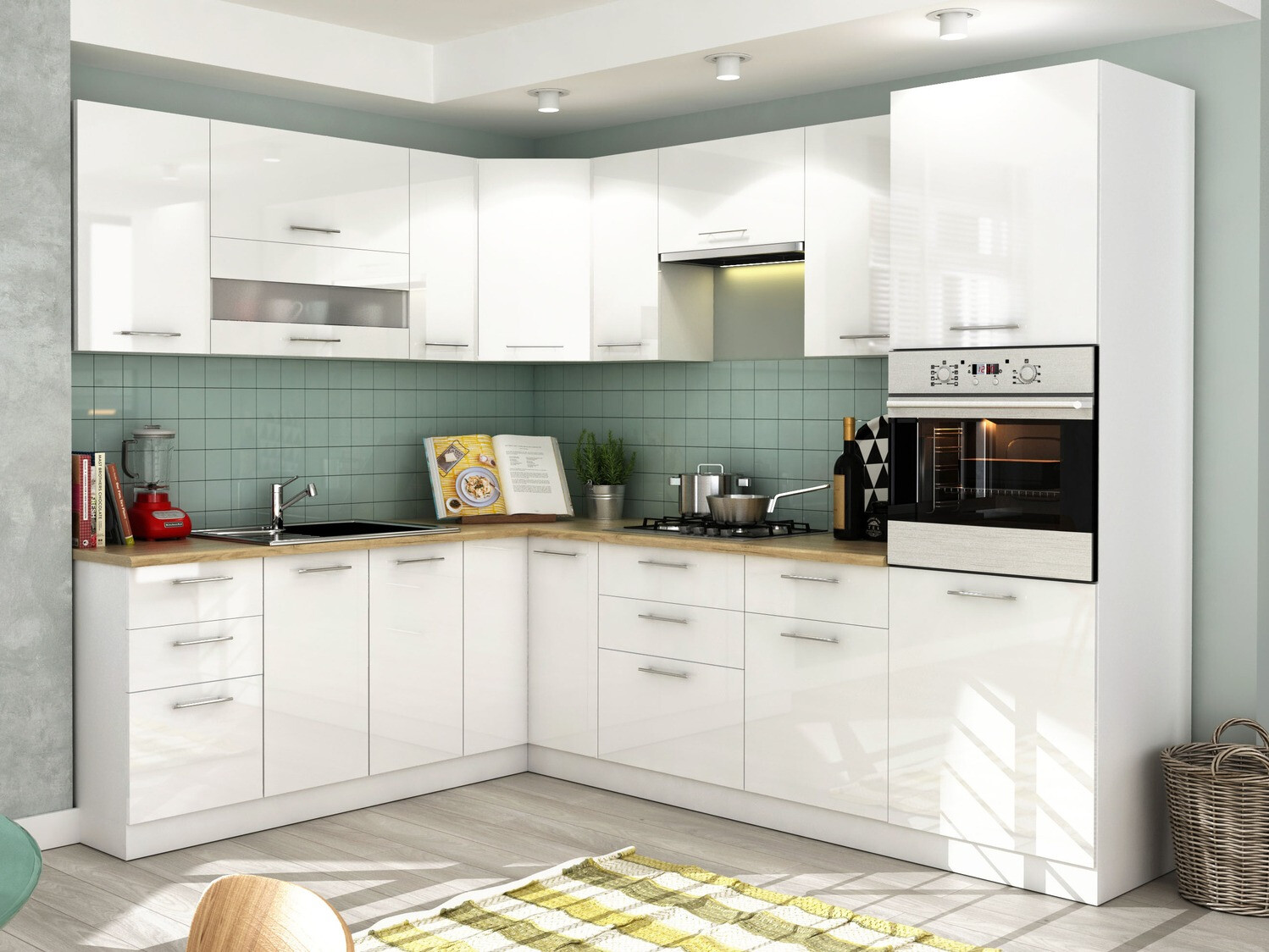 Πολυμορφικό ντουλάπι με συρτάρι Tiffa White 142