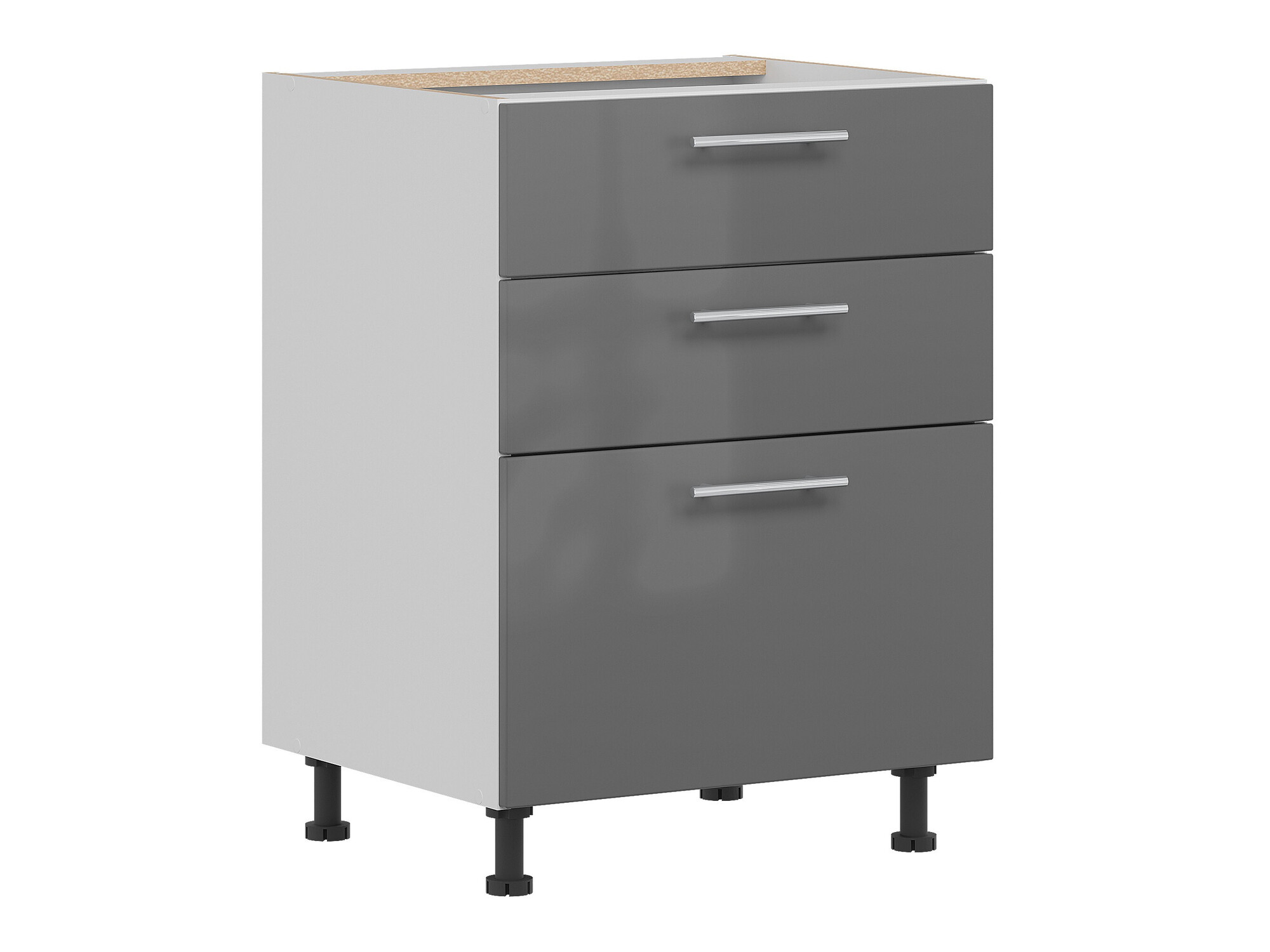 Modular cabinet with drawers Tiffa Grey 142