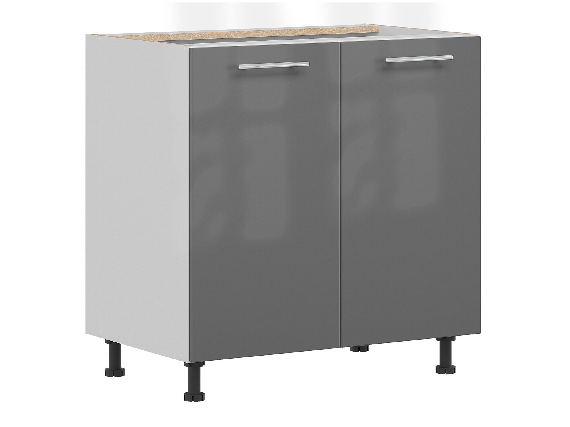 Πολυμορφικό ντουλάπι με πόρτες Tiffa Grey 143