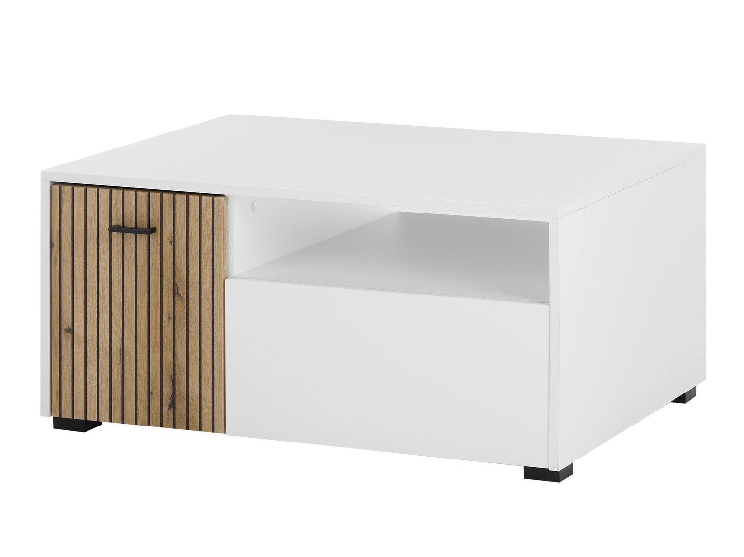 Coffee table Belmelu 109 (White + Oak)