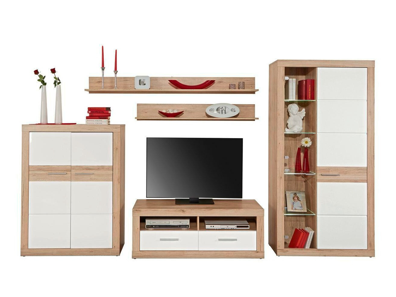 Living room set Romfera 115 (San Remo oak + White)
