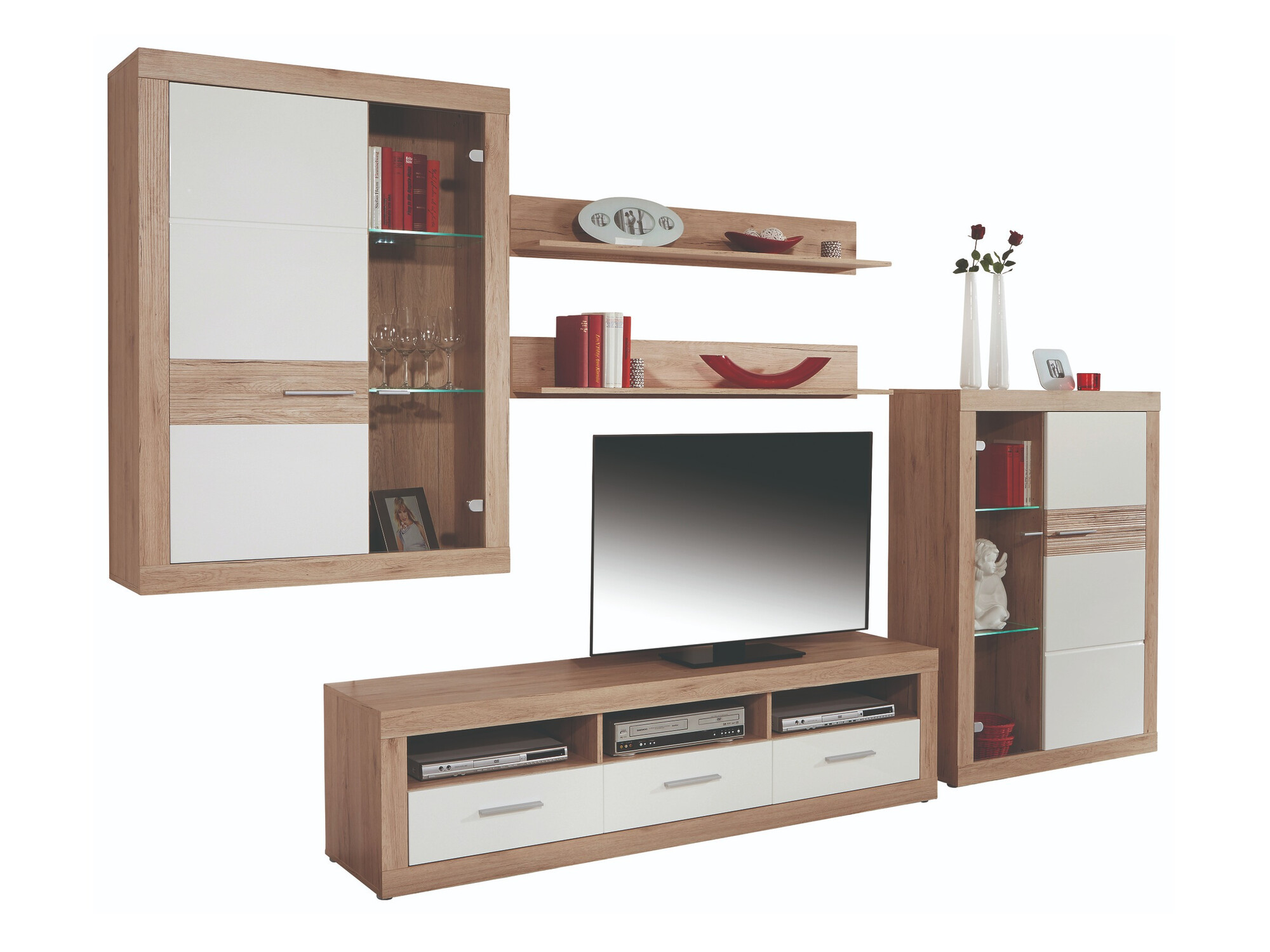 Living room set Romfera 116 (San Remo oak + White)