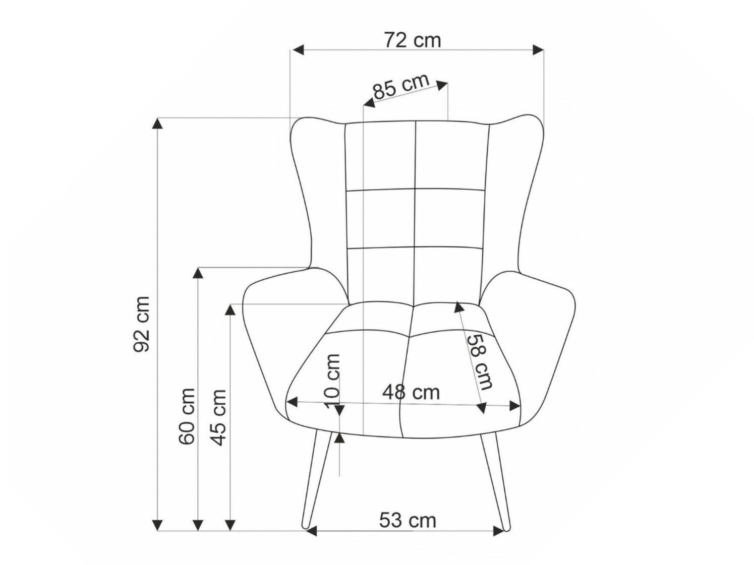 Armchair Houston 1756 (Beige)