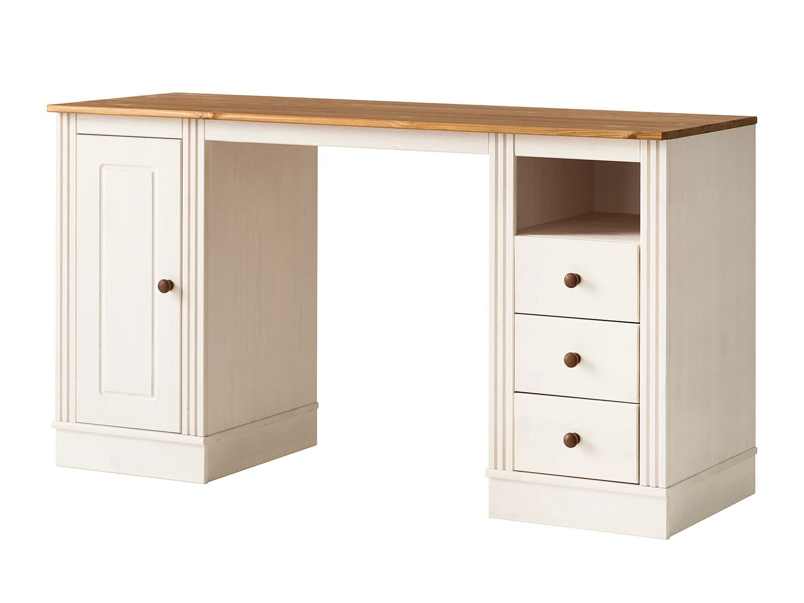 Γραφείο Saltoro 136 (Άσπρο + Μελί δρυς)