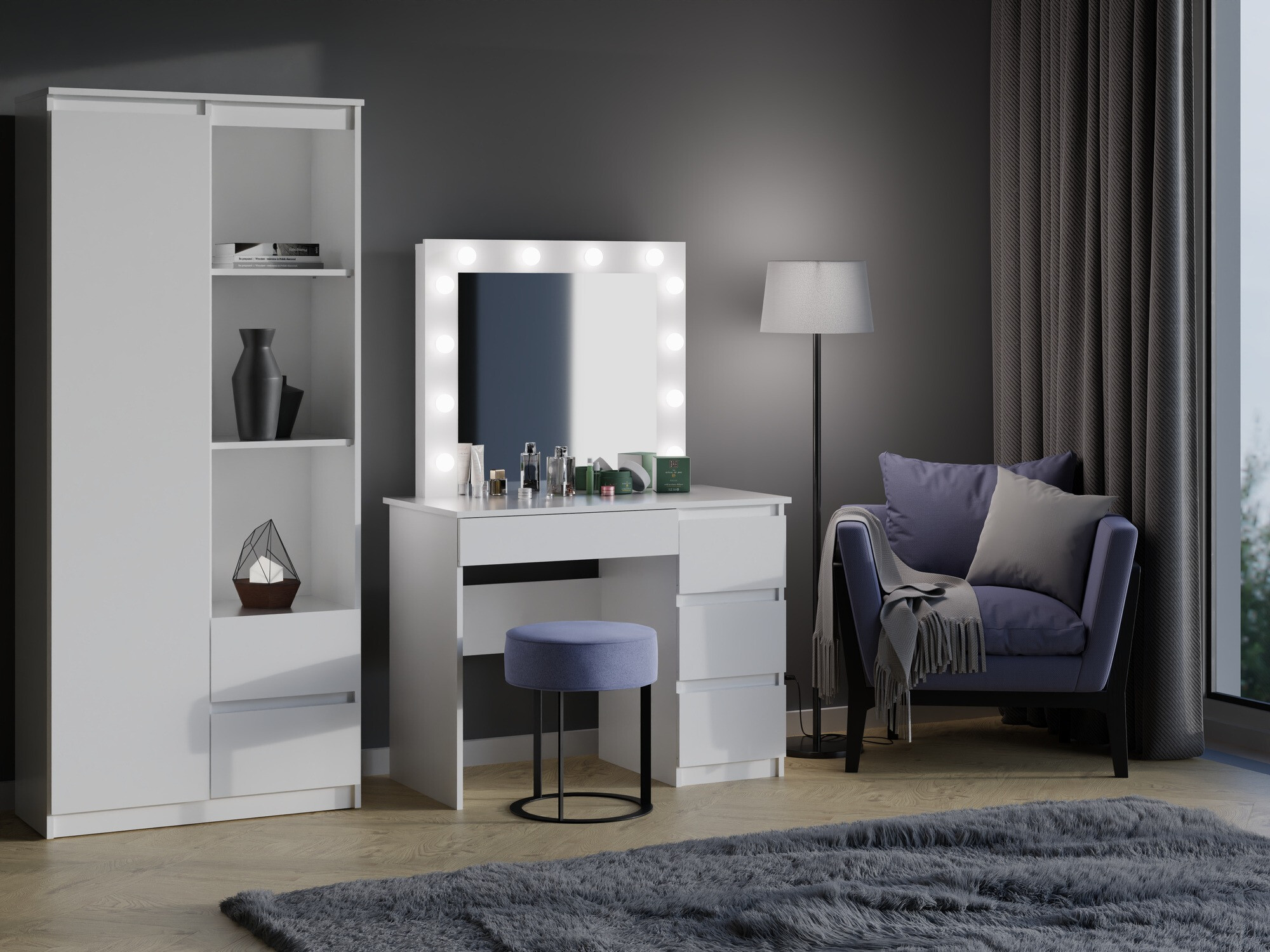 Dressing table Mandeville 156 (White)