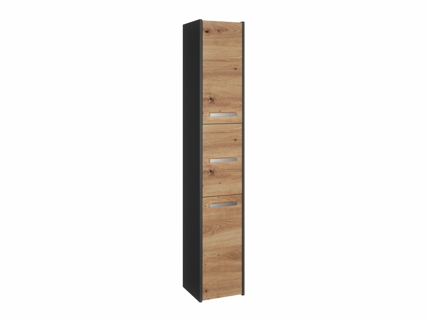 Standing bathroom cabinet Mandeville 249 (Anthracite + Artisan oak)