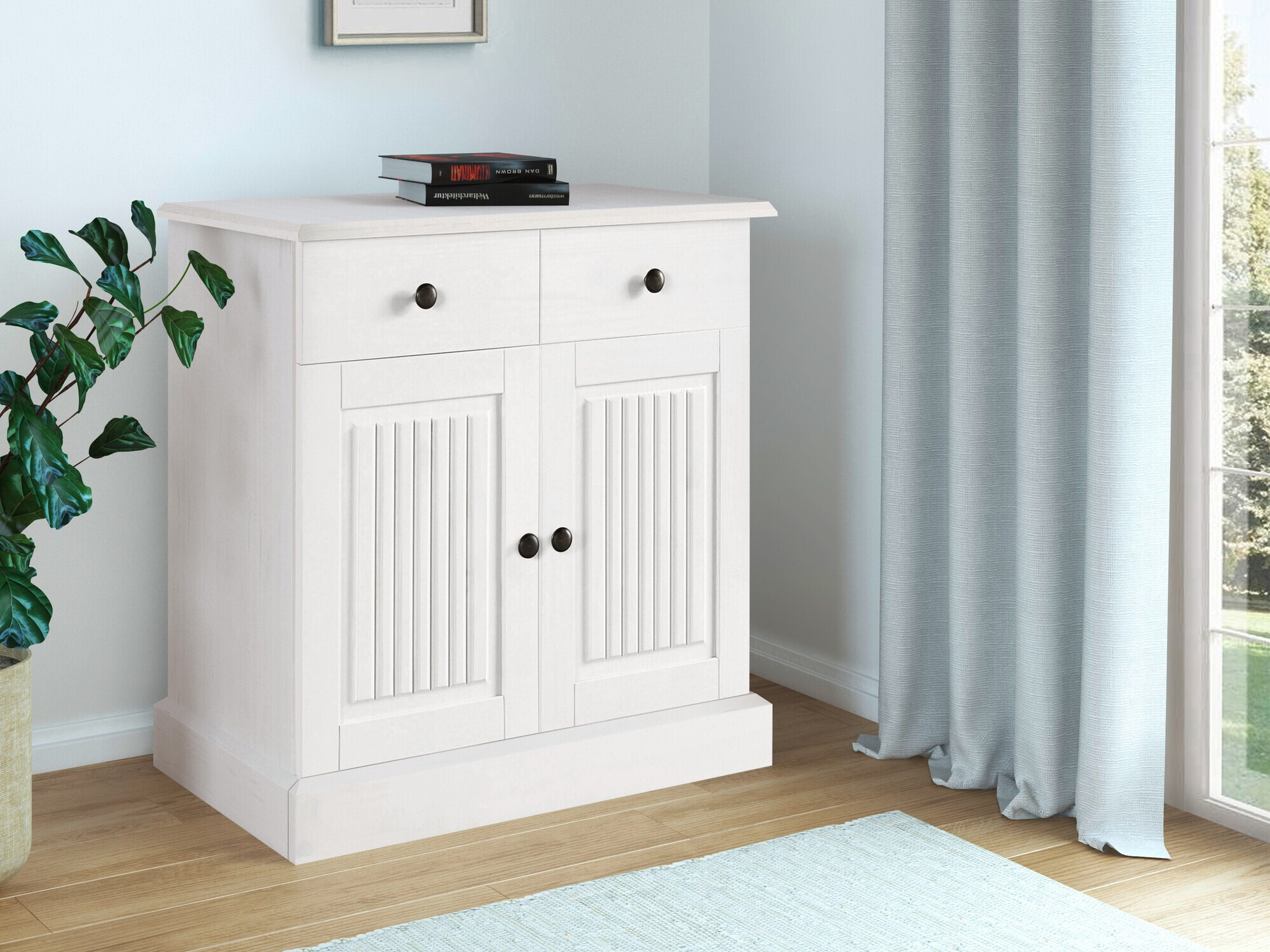 Συρταριέρα Caltola 102 (Άσπρο)