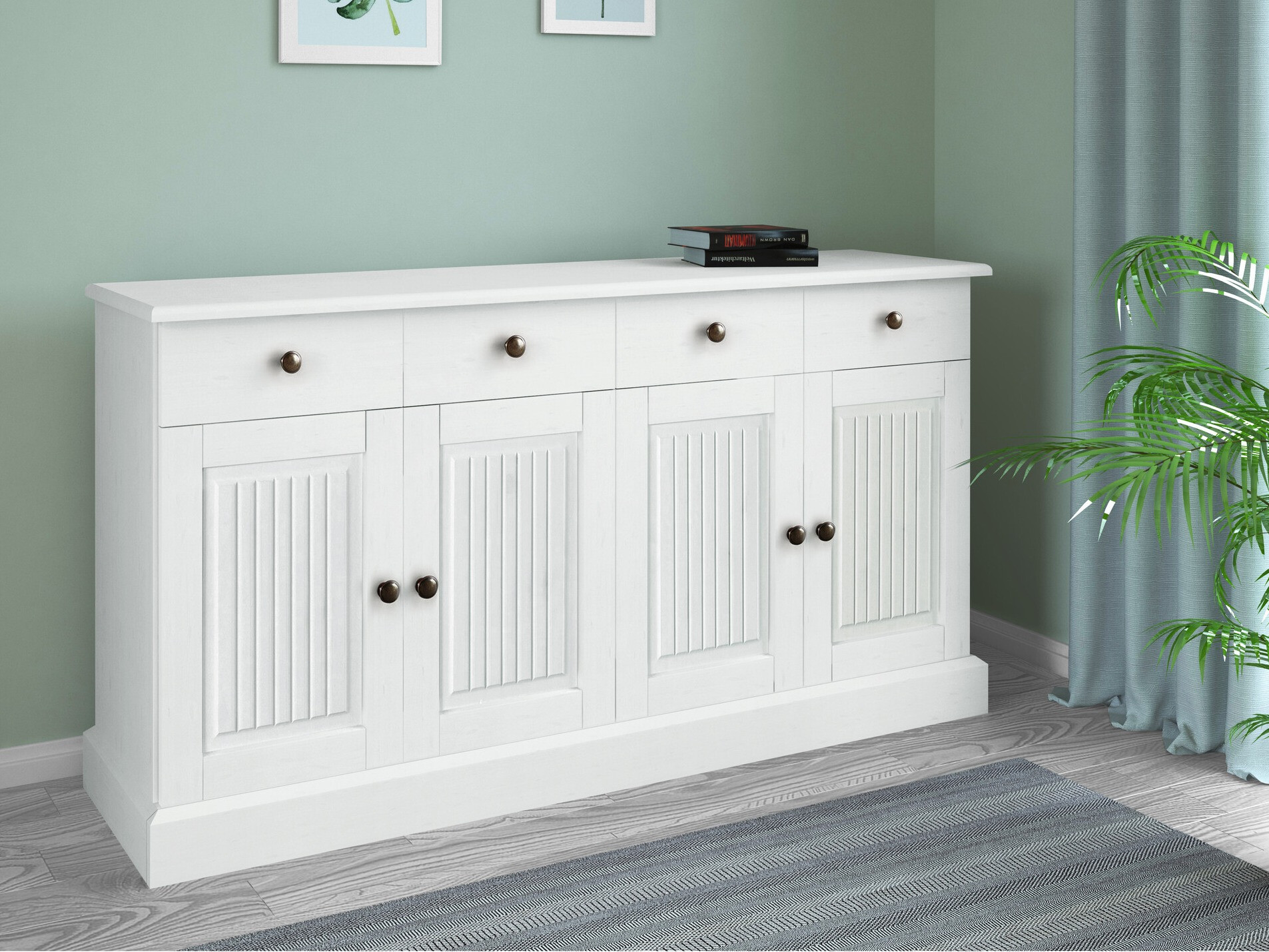 Συρταριέρα Caltola 103 (Άσπρο)