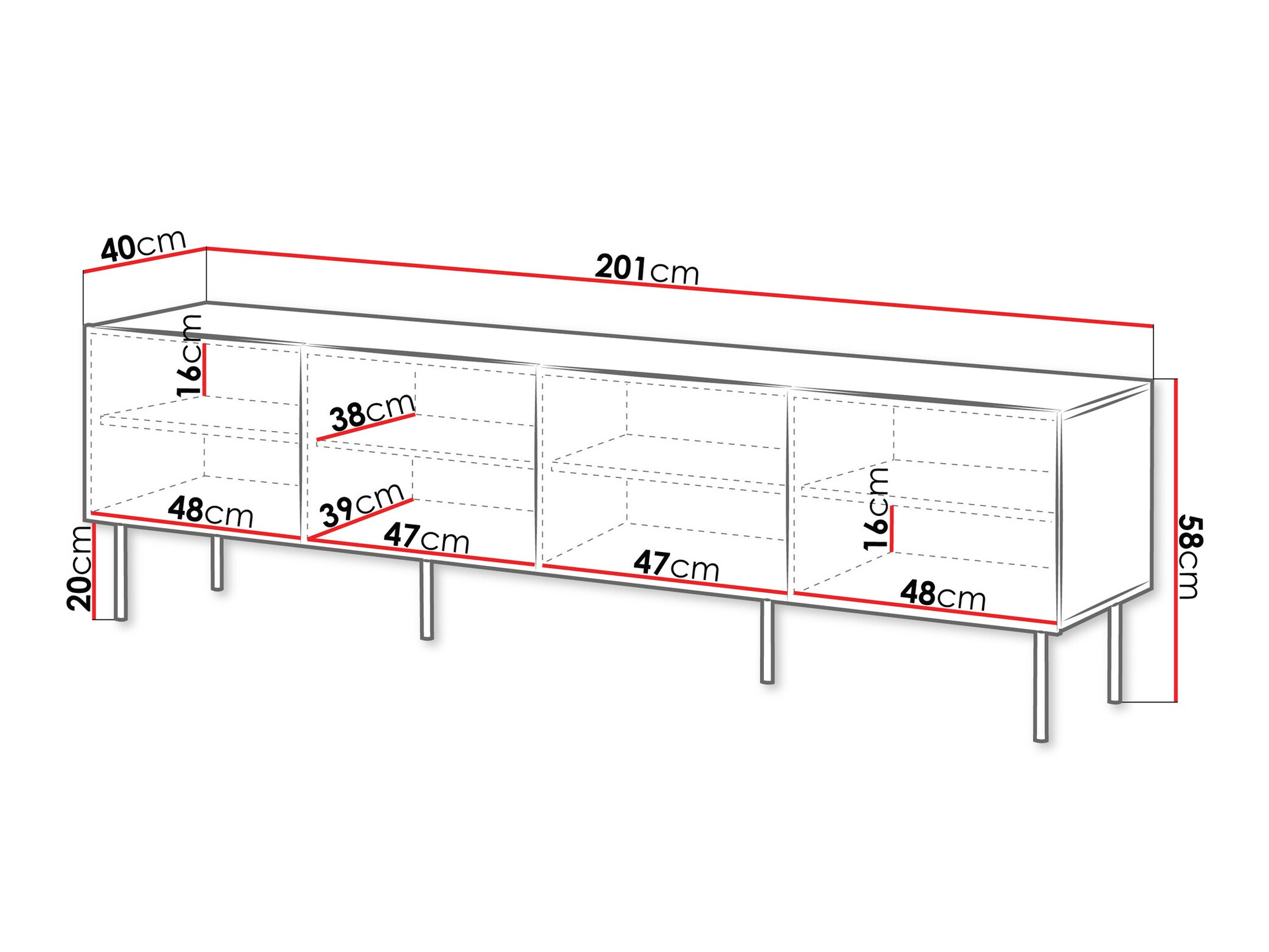 TV stand Fama I