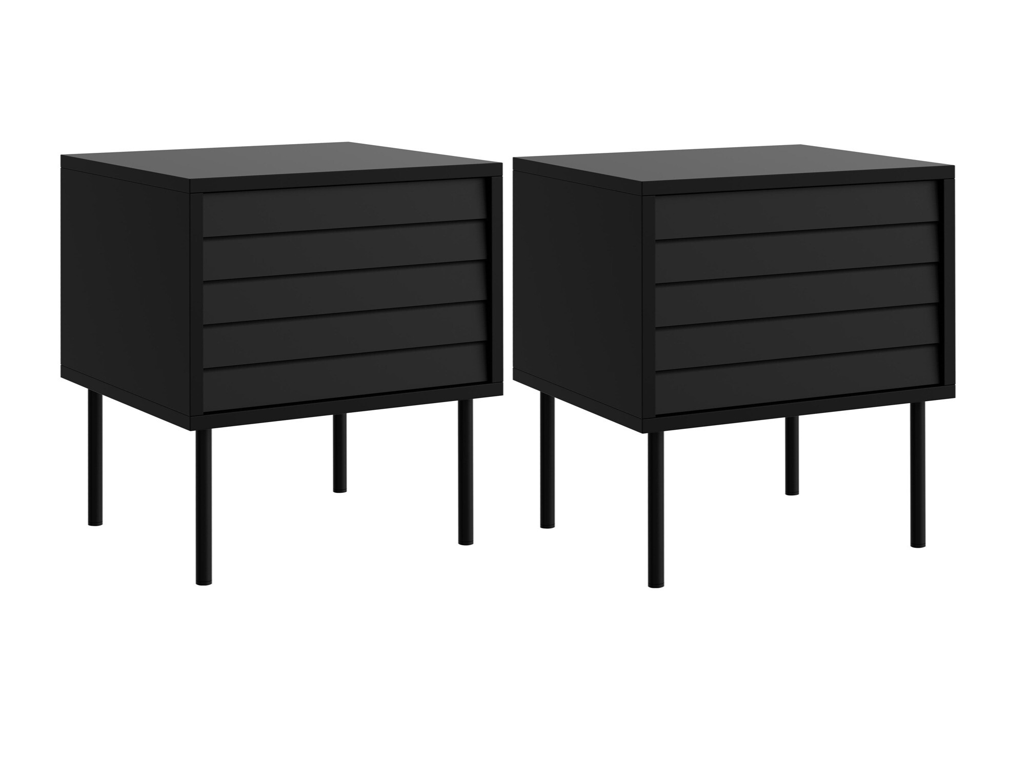 Set of bedside tables Flosoru 106 (Black)