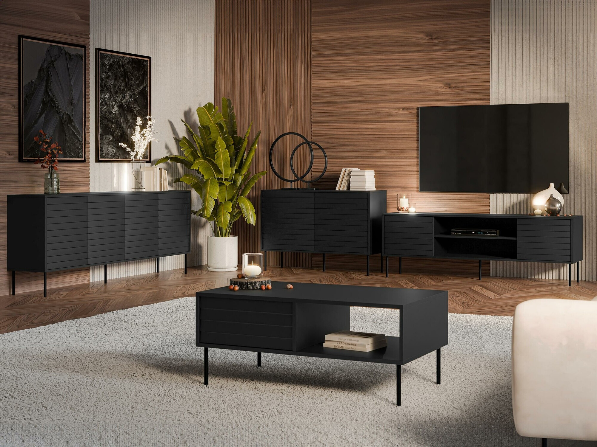 Sideboard Flosoru 102 (Black)