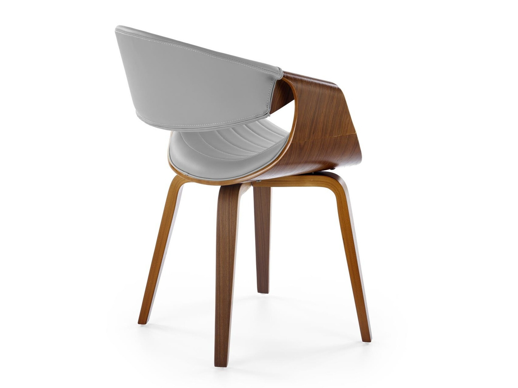 Chair Houston 1596 (Grey + Walnut)