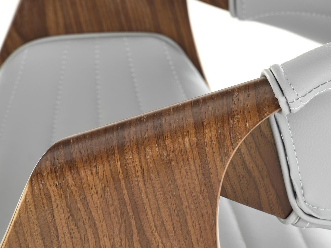 Chair Houston 1596 (Grey + Walnut)
