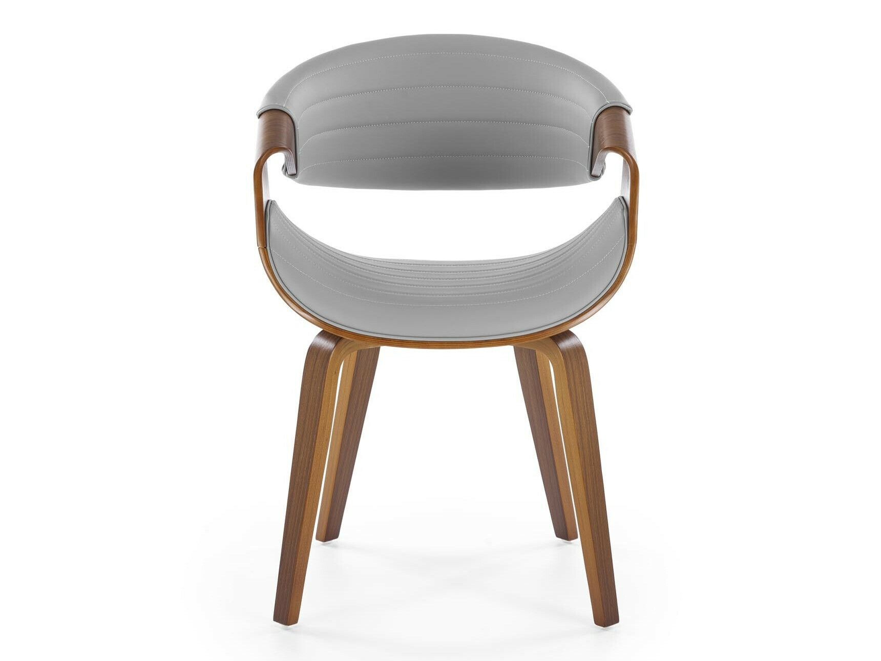Chair Houston 1596 (Grey + Walnut)