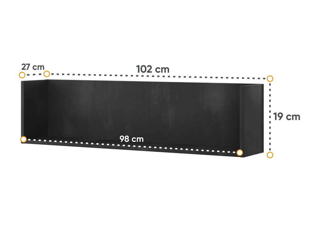 Ράφι τοίχου Orlbale 138