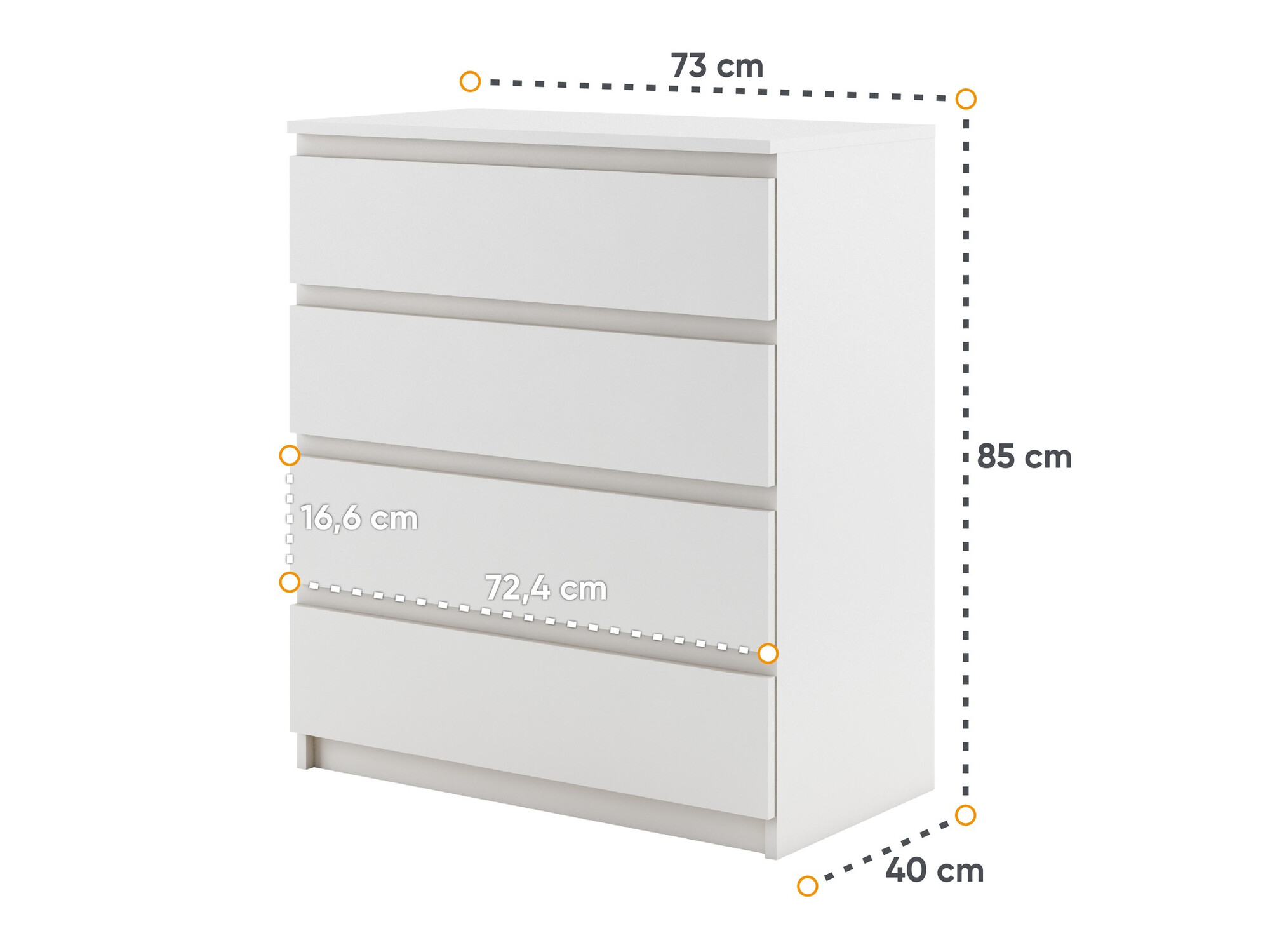 Chest of drawers Cirdelu 106