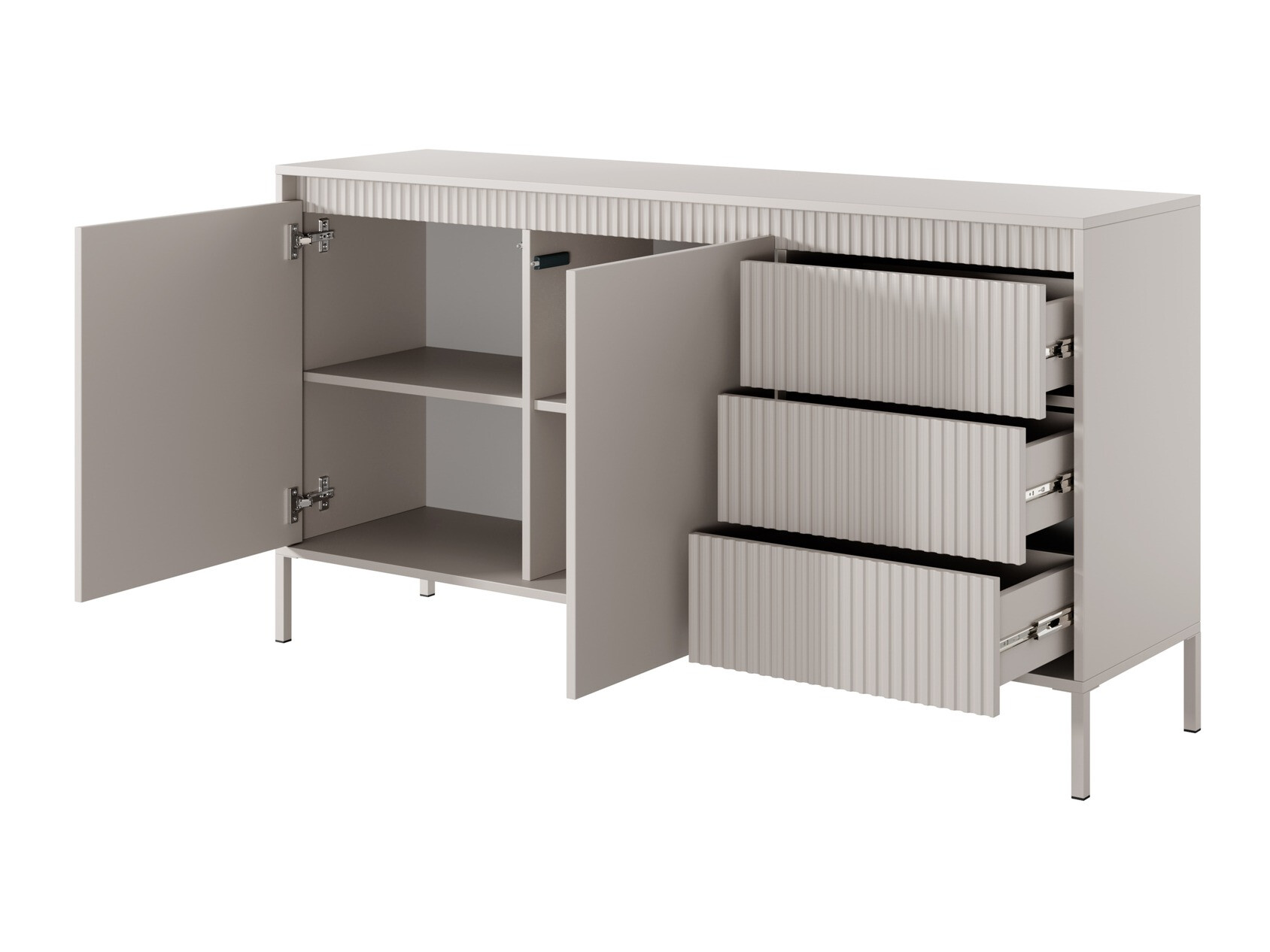 Chest of drawers Romfele 101 (Beige)