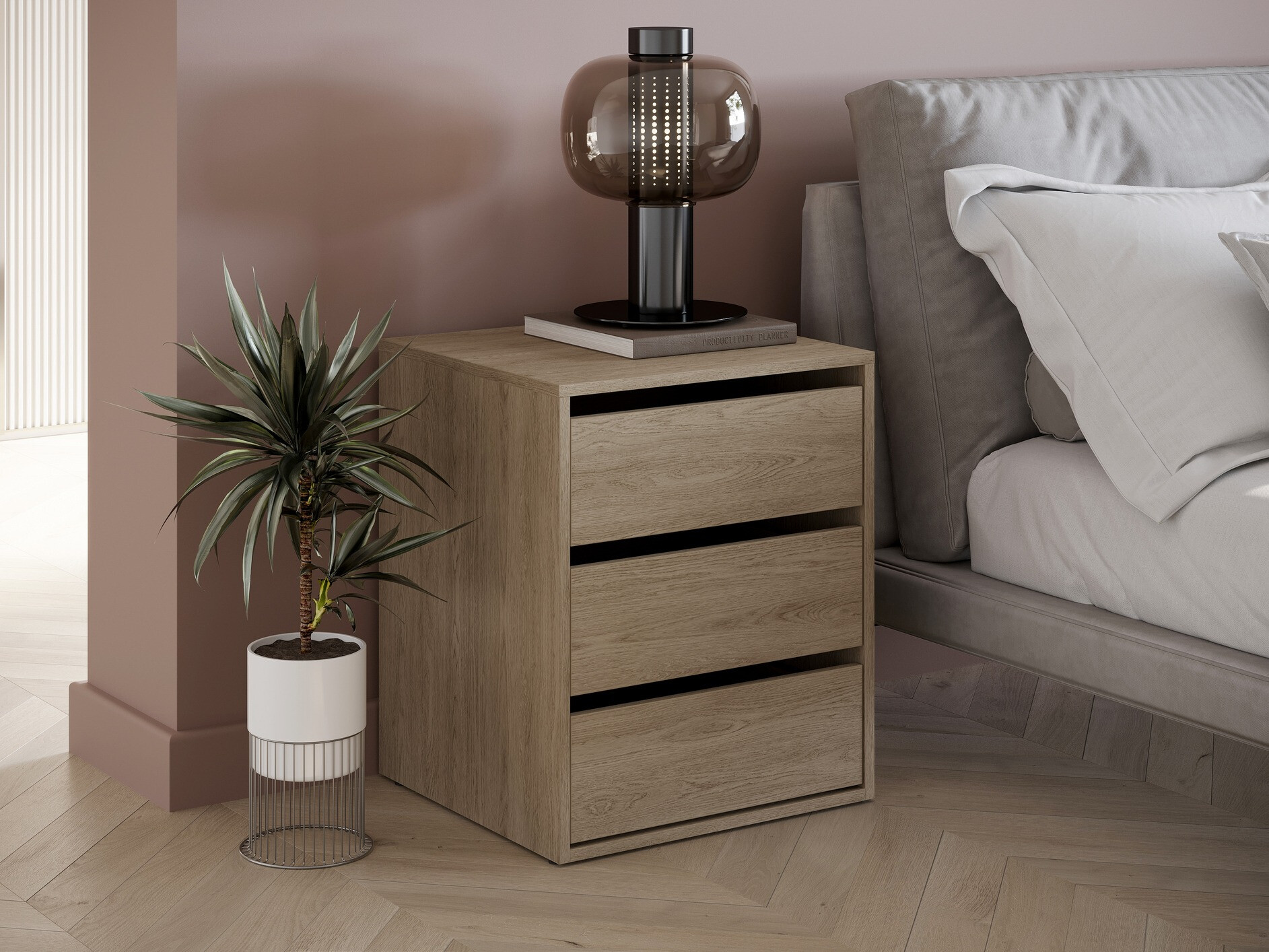 Κομοδίνο Cirdelu 113 (Δρυς)