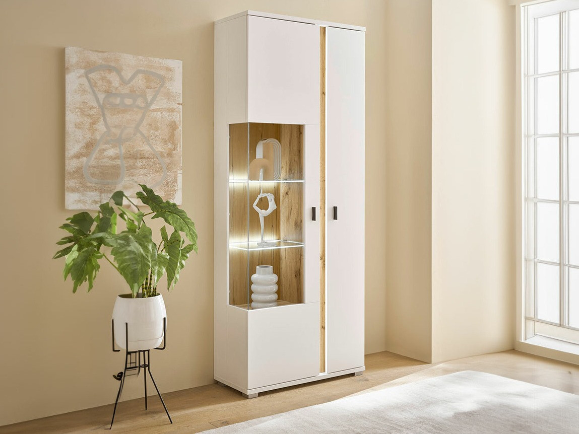 Βιβλιοθήκη Avimavi 101 (Άσπρο + Δρυς wotan)