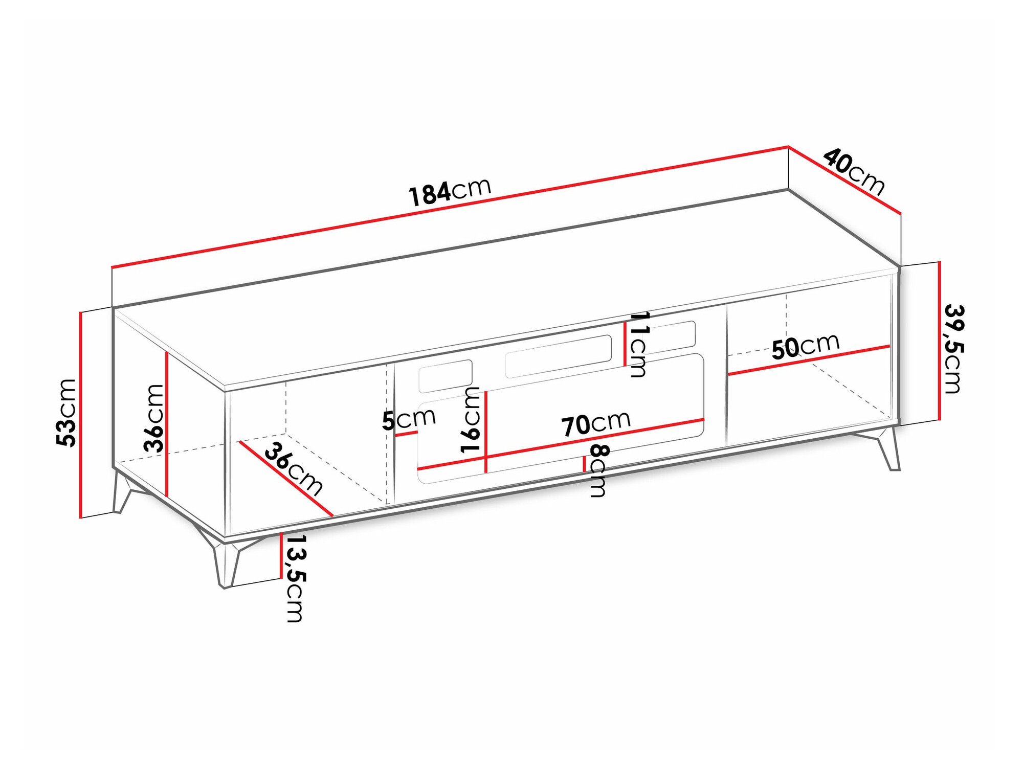 Έπιπλο τηλεόρασης Comfivo Citrus II