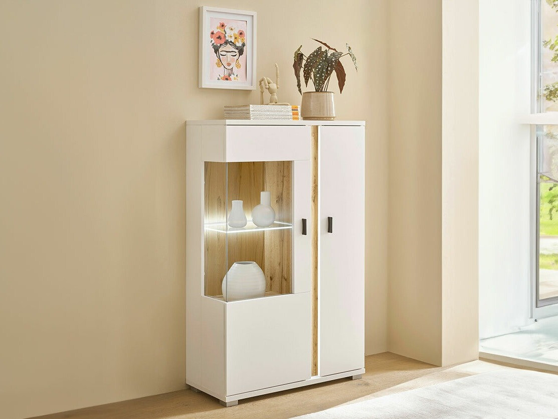 Sideboard Avimavi 102 (White + Wotan Oak)