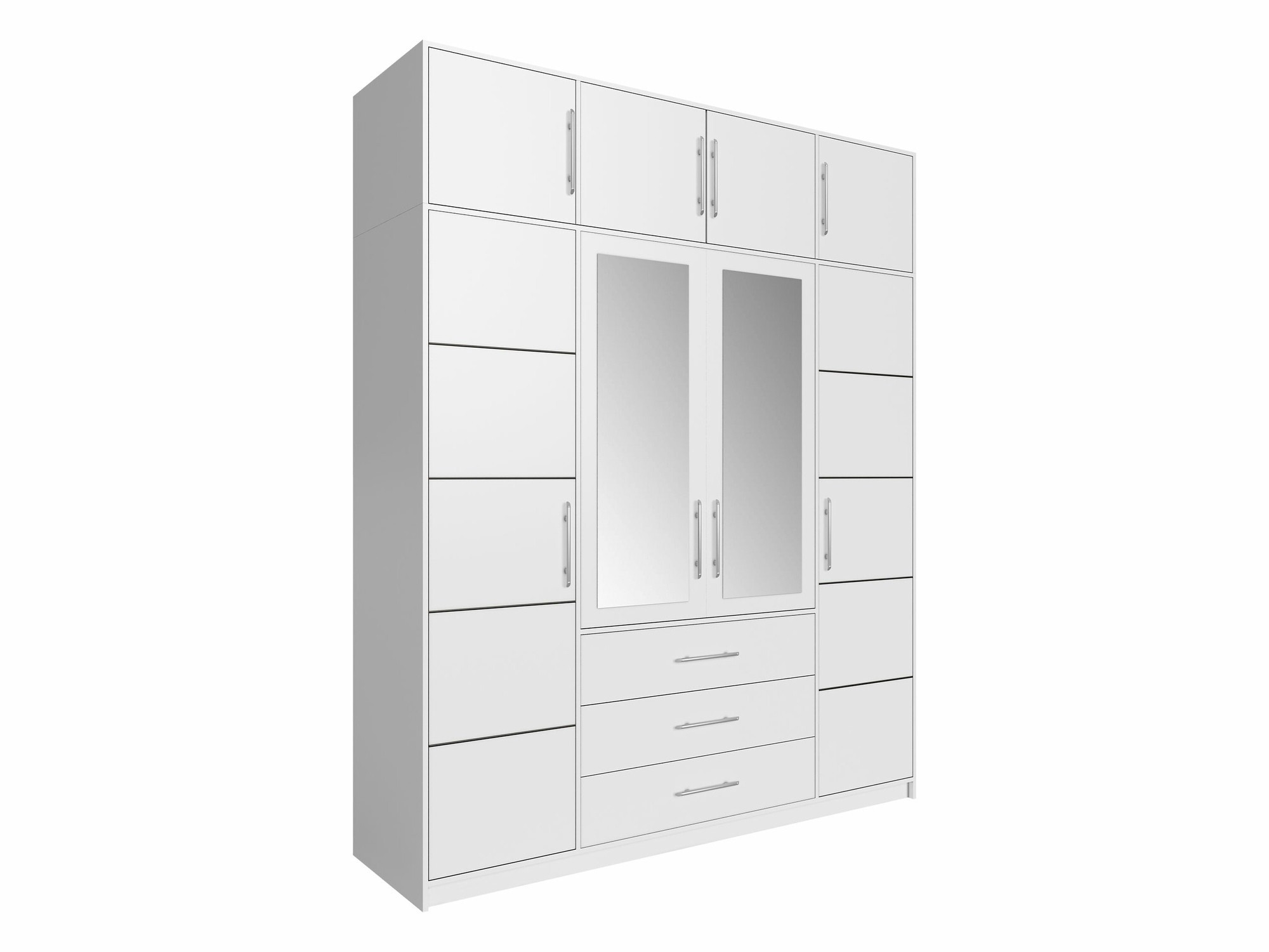 Wardrobe Dortivu I (White)