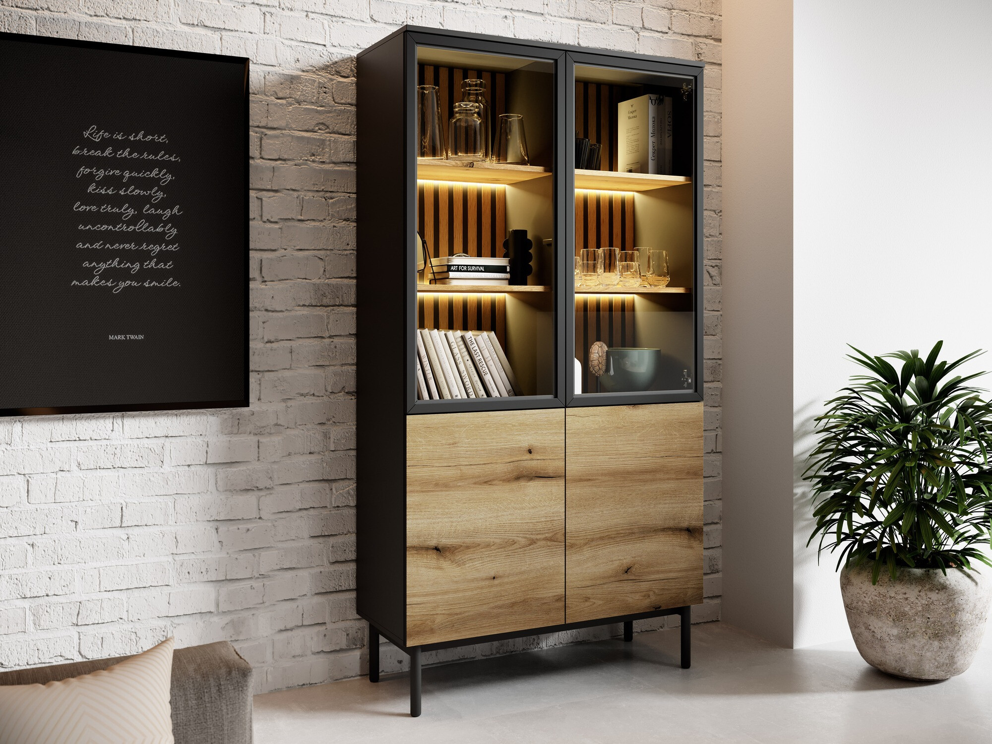 Bookcase Livmave 100