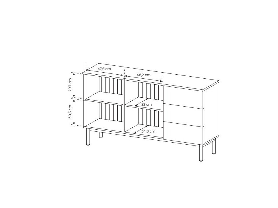 Chest of drawers Livmave 102