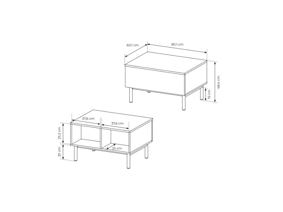 Coffee table Livmave 106